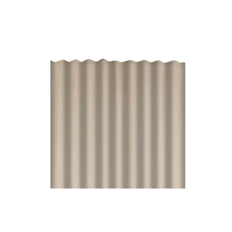 Zasłona z taśmą GLOW CHIC 140x270 beż